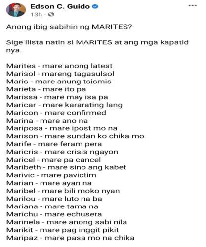 marites meaning chismosa.